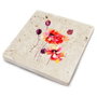 Hermia Alfombras de Cristal de Piedra Natural Multicolor (4 Piezas)